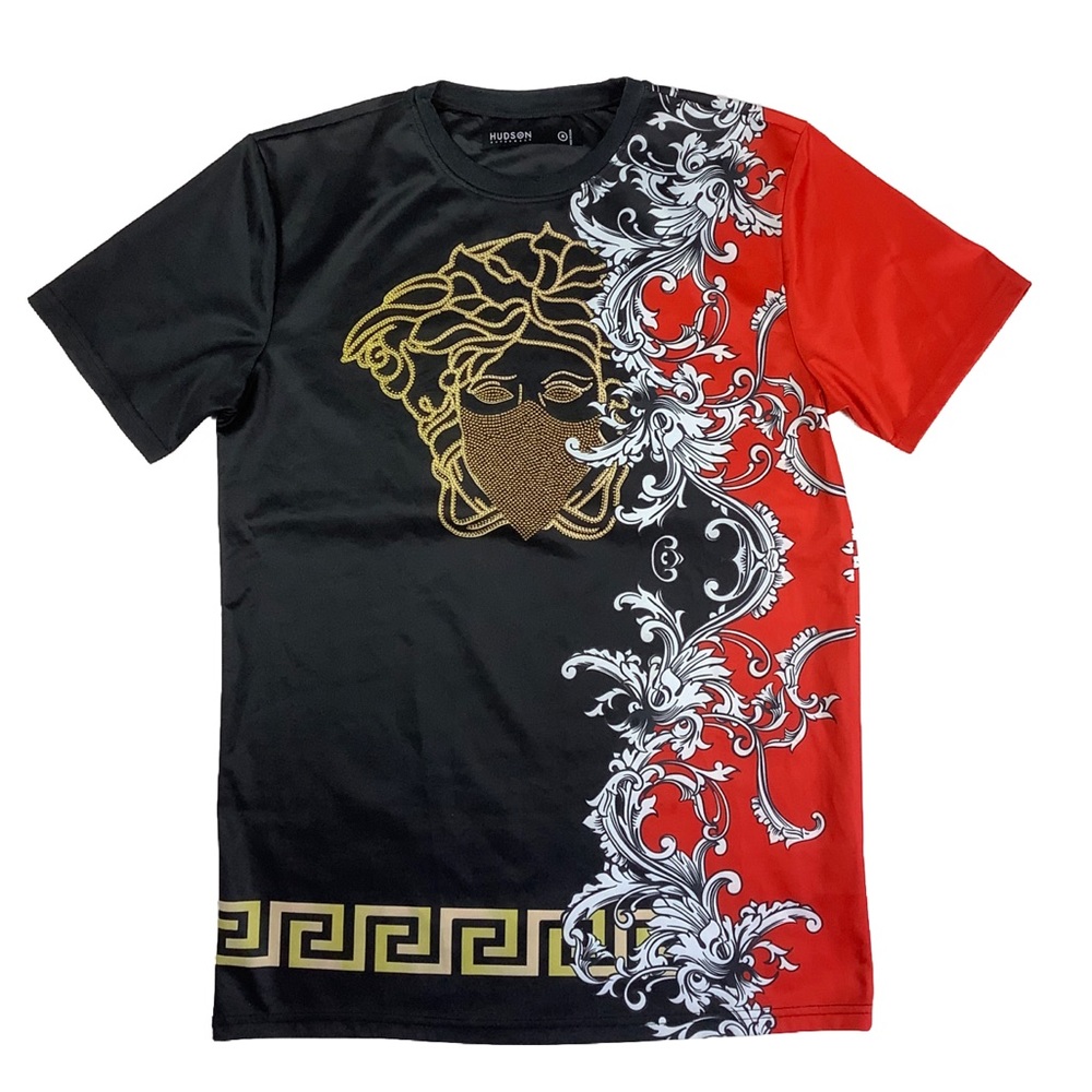 Hudson NYC Men’s Graphic Print T-Shirt Medium